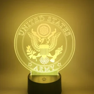 US Army LED Accent Light | Military Desk Lamp or Night Light